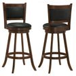 Coaster Broxton Upholstered Swivel Bar Chair Chestnut (Set of 2)