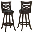 Coaster Calecita Wood Swivel Bar Stool Cappuccino (Set of 2)