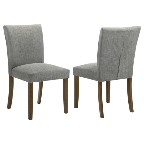 Coaster Cantley Upholstered Dining Side Chair Grey (Set of 2)