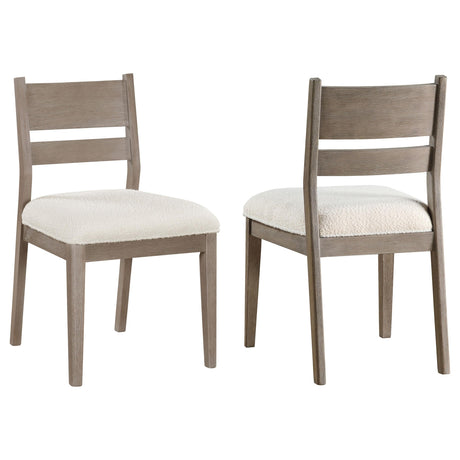 Coaster Cornelia Wood Dining Side Chair Coastal Grey (Set of 2)