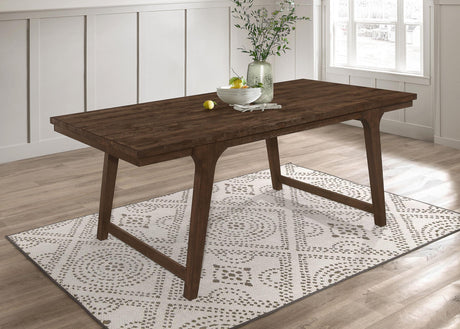 Coaster Reynolds Rectangular 79-inch Wood Dining Table Brown Oak