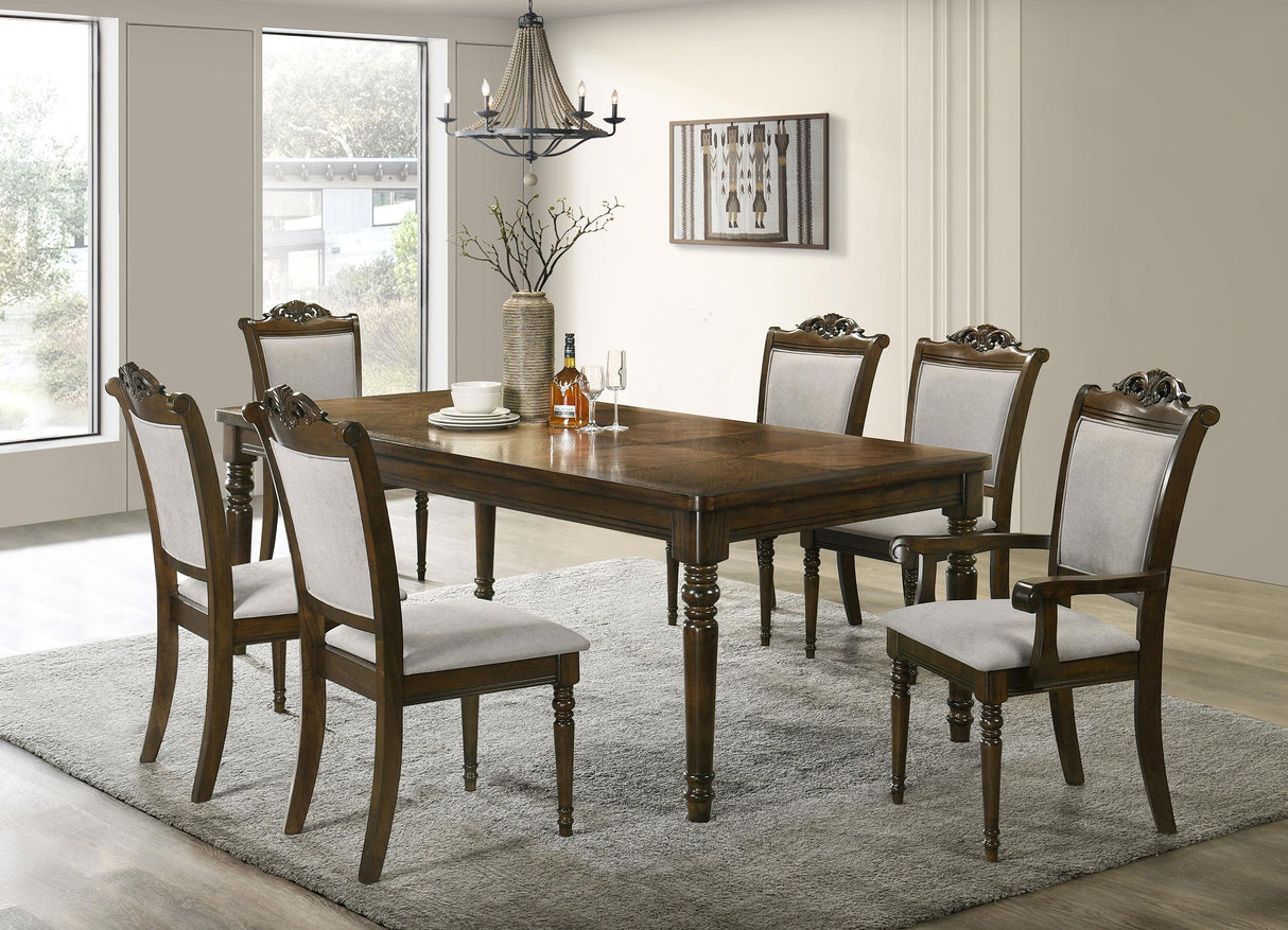 Coaster Willowbrook 7-piece Rectangular Dining Table Set Chestnut