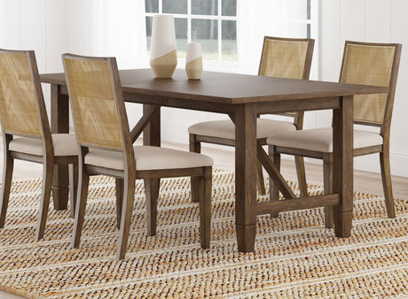Coaster Matisse Rectangular 94-inch Wood Dining Table Light Brown