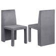 Coaster Tordera Velvet Upholstered Dining Side Chair Grey (Set of 2)