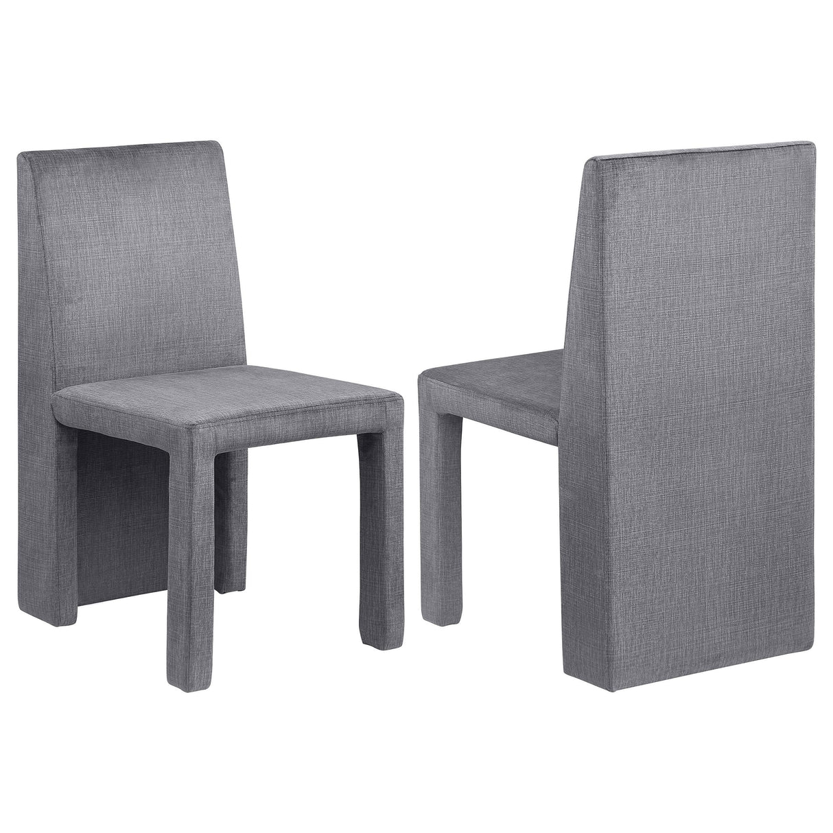 Coaster Tordera Velvet Upholstered Dining Side Chair Grey (Set of 2)