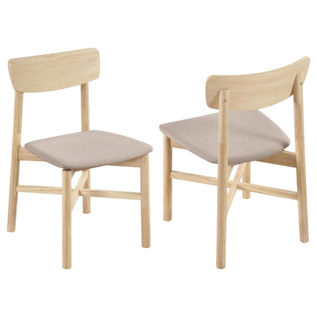 Coaster Parkridge Dining Side Chair White Washed (Set of 2)
