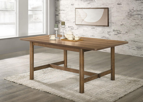 Coaster Crestmore 71-inch Rectangular Wood Dining Table Walnut