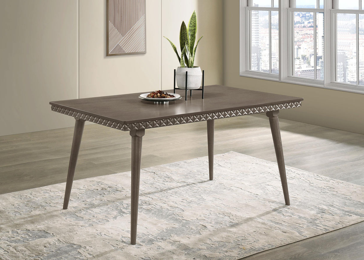 Coaster Onslow 59-inch Rectangular Wood Dining Table Dark Brown