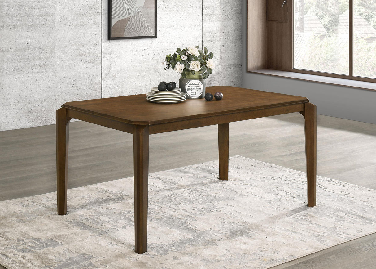 Coaster Almonte 59-inch Rectangular Wood Dining Table Dark Brown