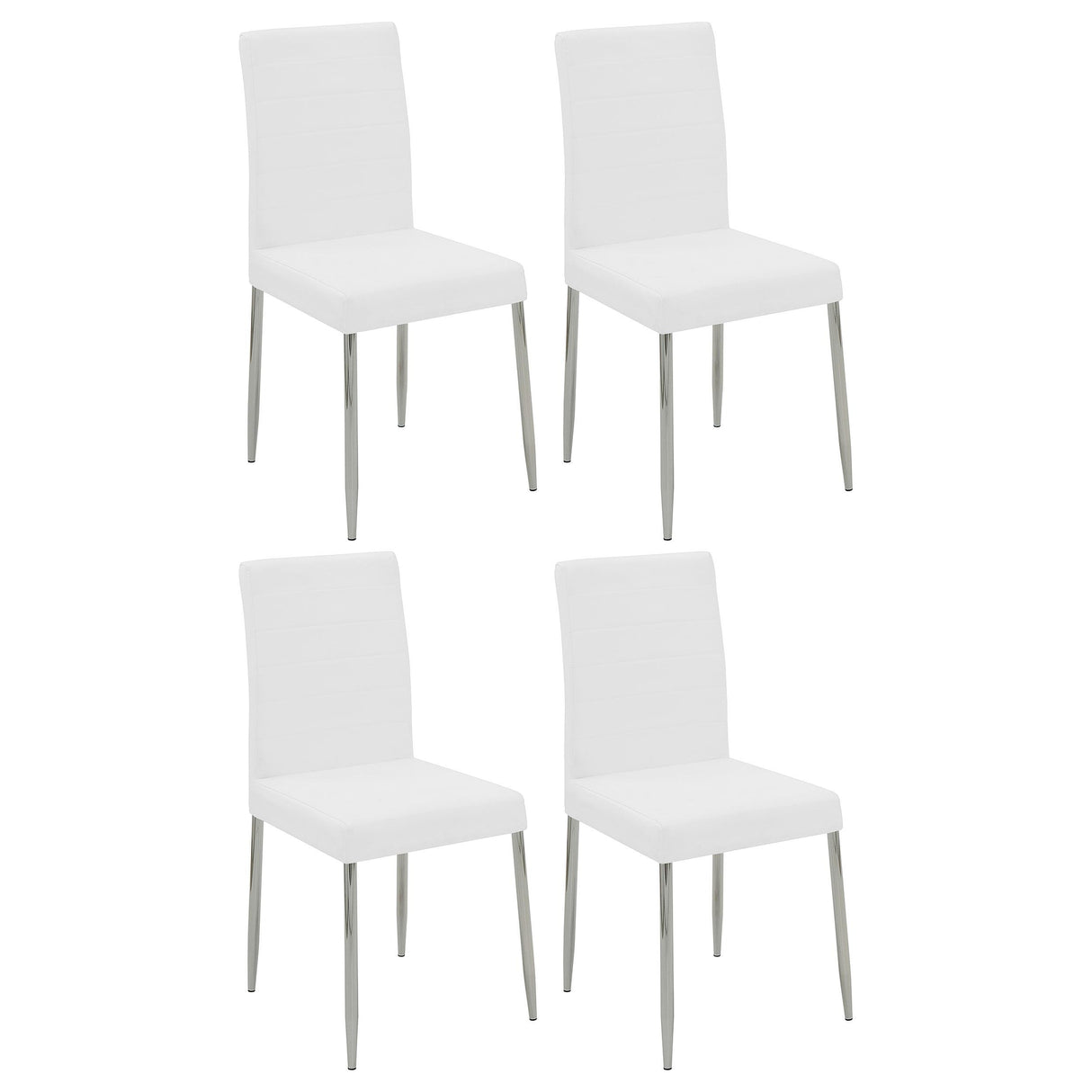 Coaster Maston Upholstered Dining Side Chair White (Set of 4)