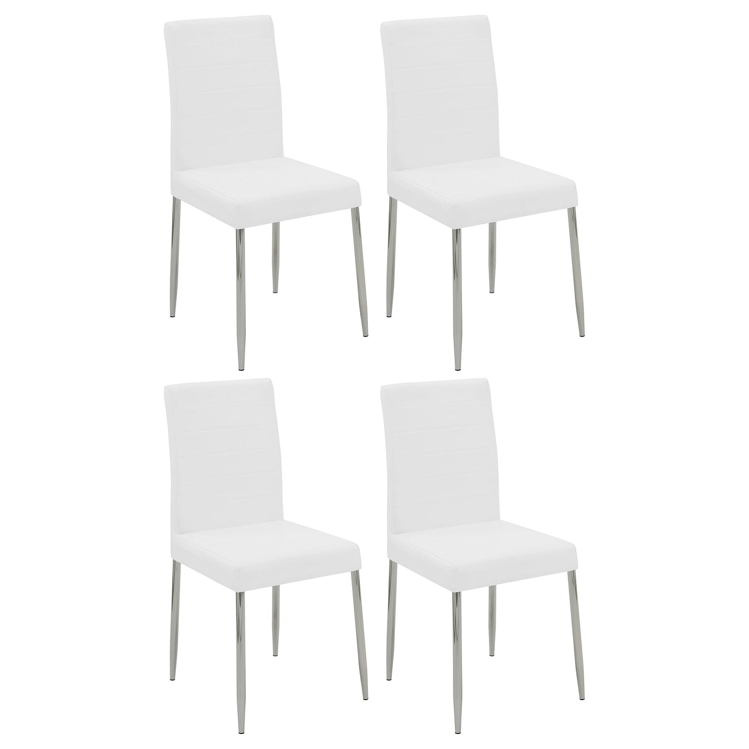 Coaster Maston Upholstered Dining Side Chair White (Set of 4)