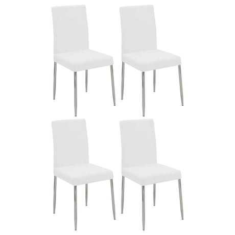 Coaster Maston Upholstered Dining Side Chair White (Set of 4)