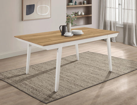 Coaster Nogales Rectangular 71-inch Wood Dining Table Off White