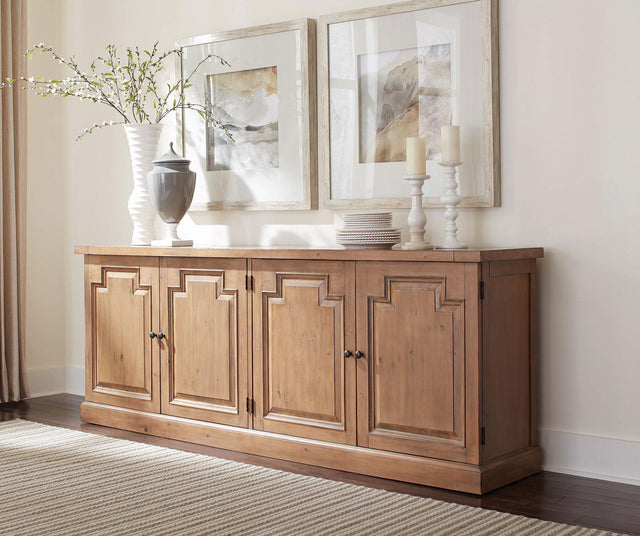Coaster Florence 4-door Dining Sideboard Buffet Cabinet Rustic Honey