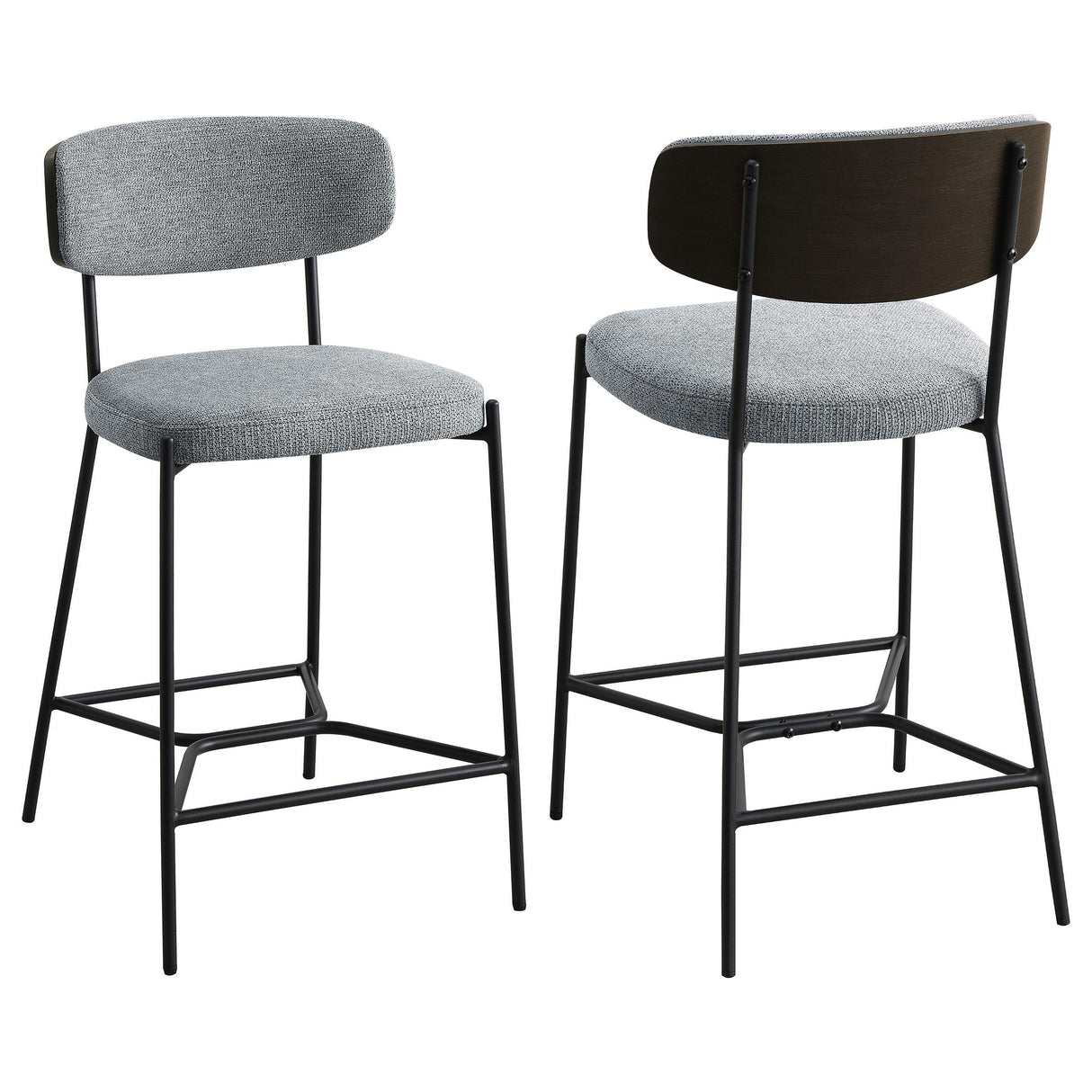 Coaster Elison Counter Height Bar Stool Grey (Set of 2)