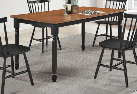 Coaster Hollyoak Rectangular 63-inch Wood Dining Table Walnut