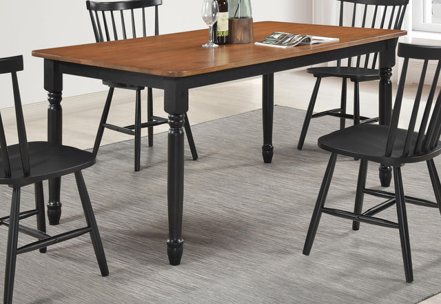 Coaster Hollyoak Rectangular 63-inch Wood Dining Table Walnut