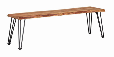 Coaster Sherman Wood Dining Bench Natural Acacia