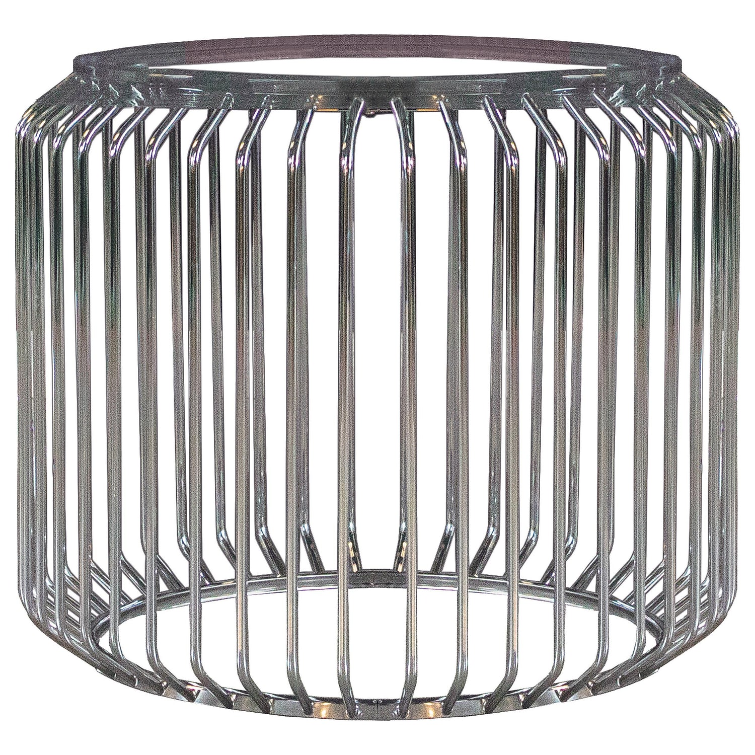 Coaster Veena Round Metal Dining Table Base Chrome