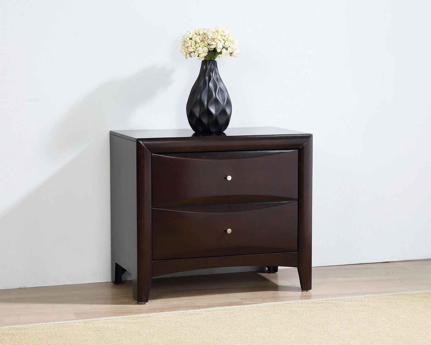 Coaster Phoenix 2-drawer Nightstand Cappuccino
