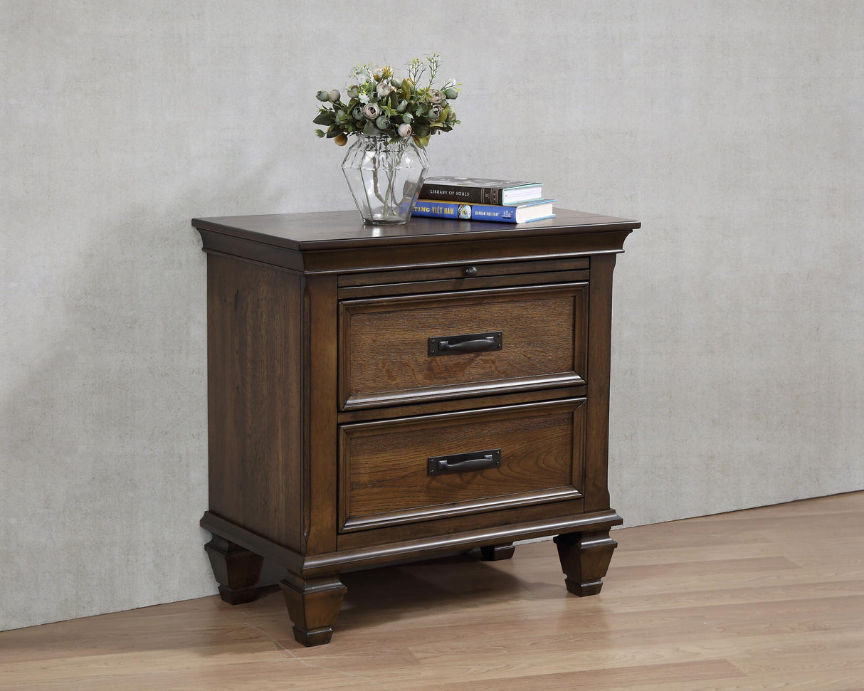 Coaster Franco 2-drawer Nightstand Burnished Oak