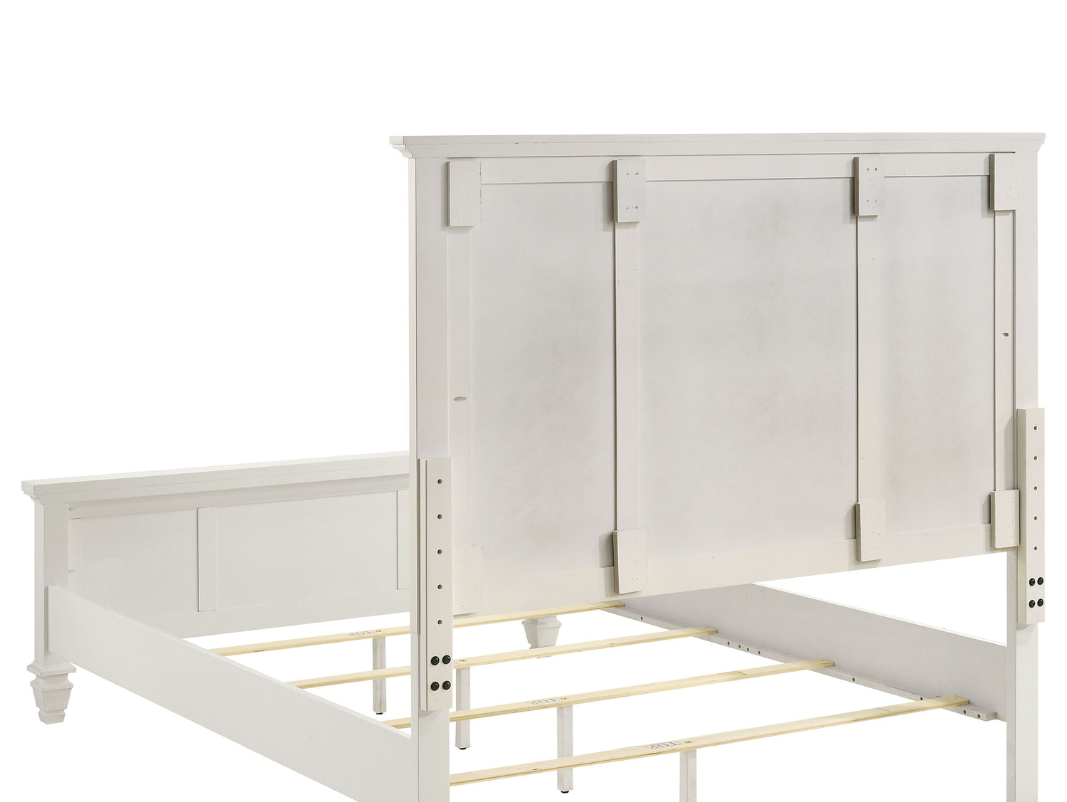 Sandy Beach 5-piece Queen Bedroom Set Cream White