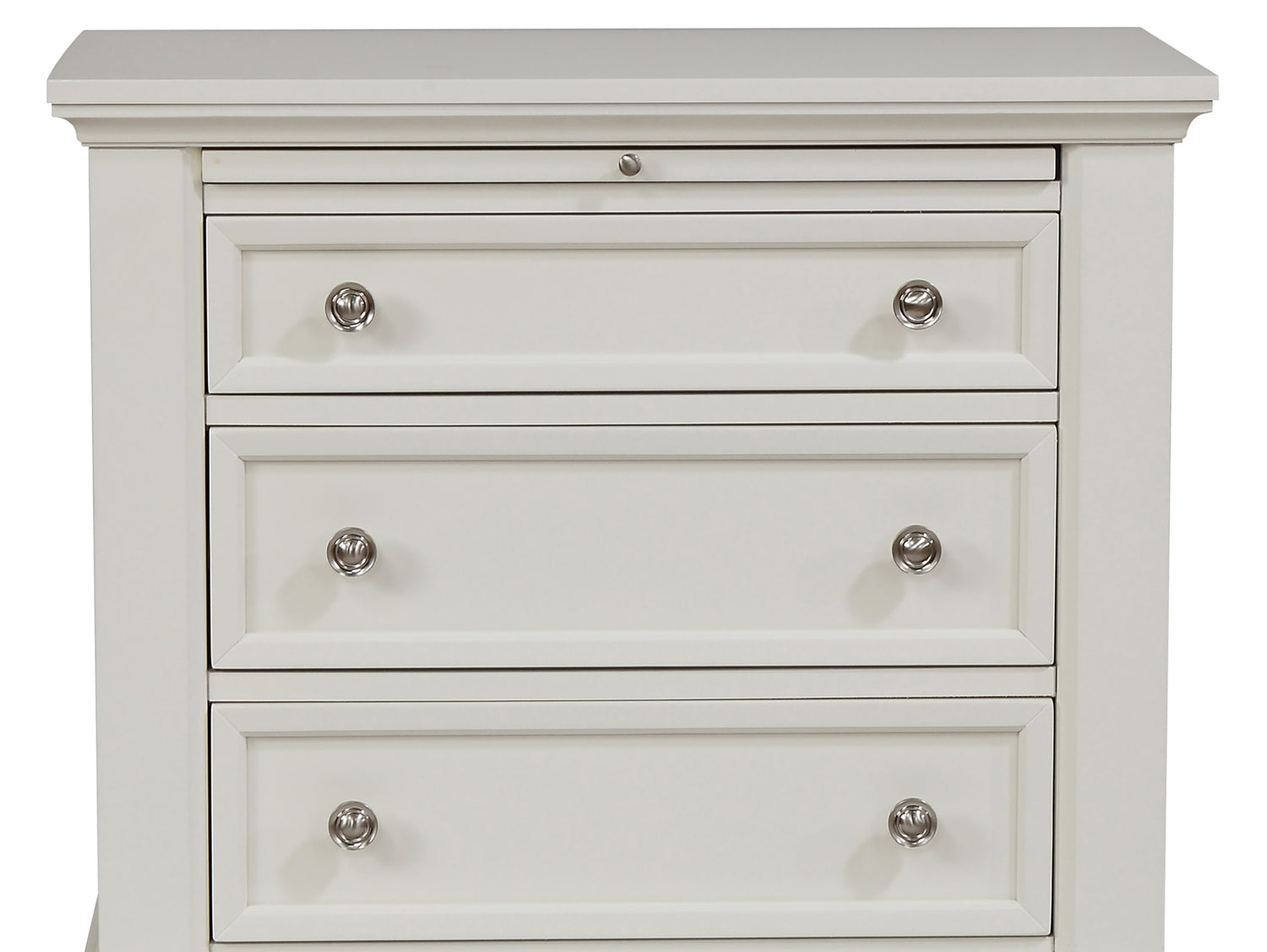 Sandy Beach 5-piece Queen Bedroom Set Cream White