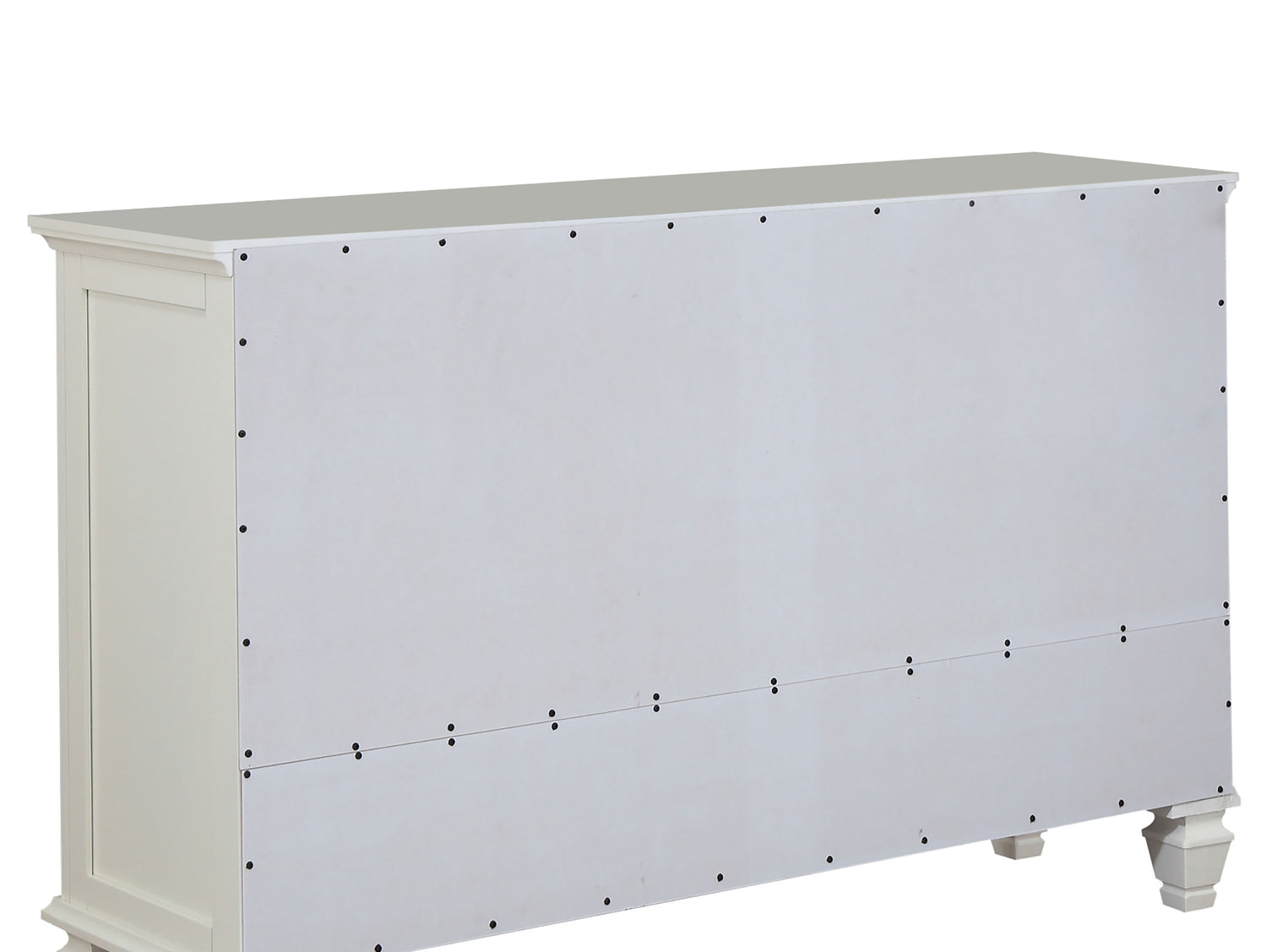 Sandy Beach 5-piece Queen Bedroom Set Cream White