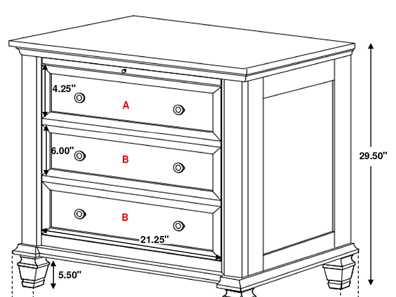 Sandy Beach 5-piece Queen Bedroom Set Cream White