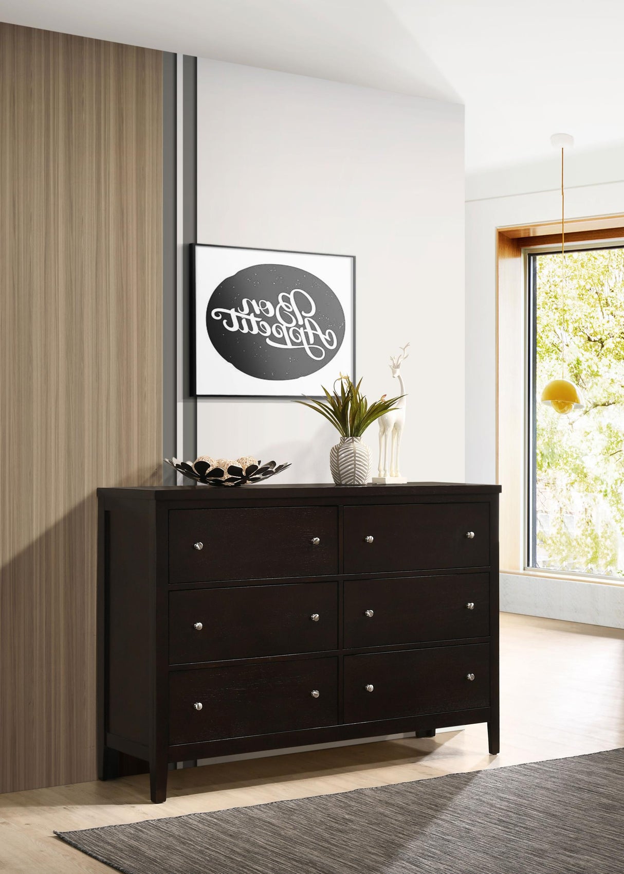 Coaster Carlton 6-drawer Dresser Cappuccino