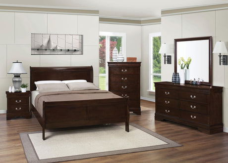Coaster Louis Philippe 5-piece Eastern King Bedroom Set Cappuccino