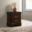 Coaster Louis Philippe 2-drawer Nightstand Cappuccino