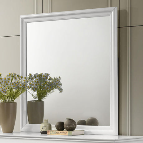 Coaster Louis Philippe Dresser Mirror White