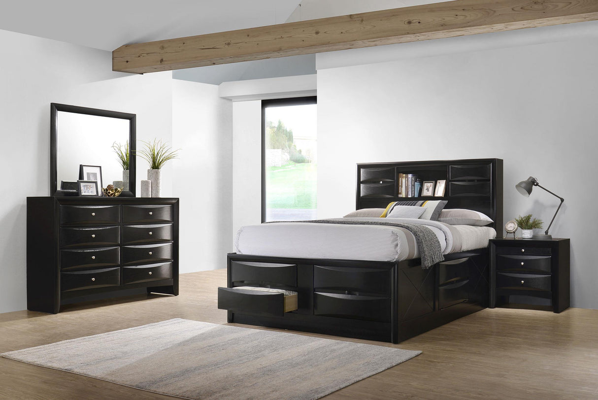 Coaster Briana 4-piece Queen Bedroom Set Black