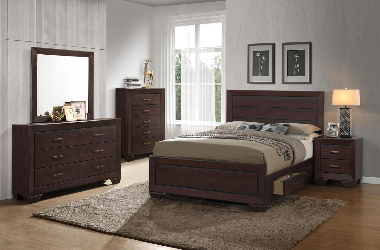 Coaster Kauffman 5-piece Eastern King Bedroom Set Dark Cocoa