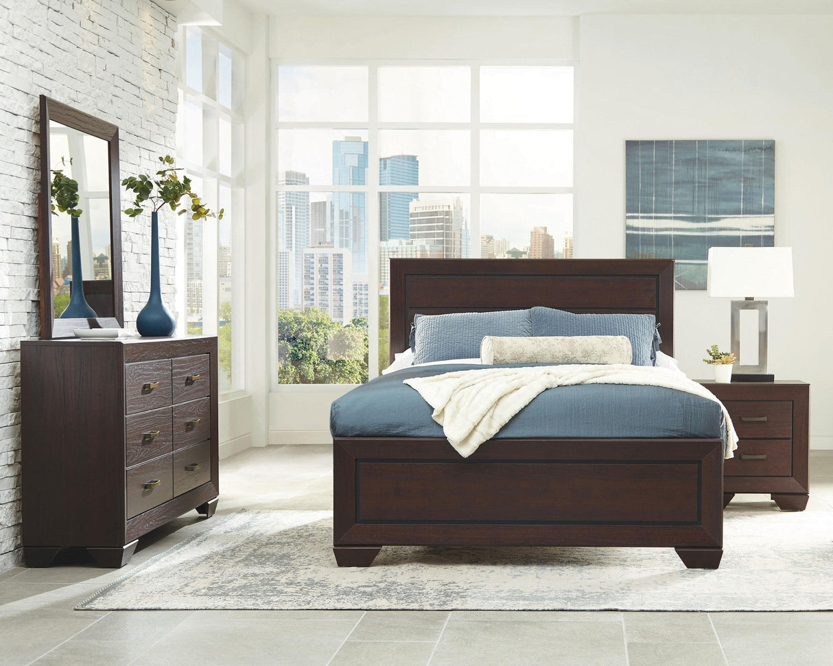 Coaster Kauffman 4-piece Eastern King Bedroom Set Dark Cocoa