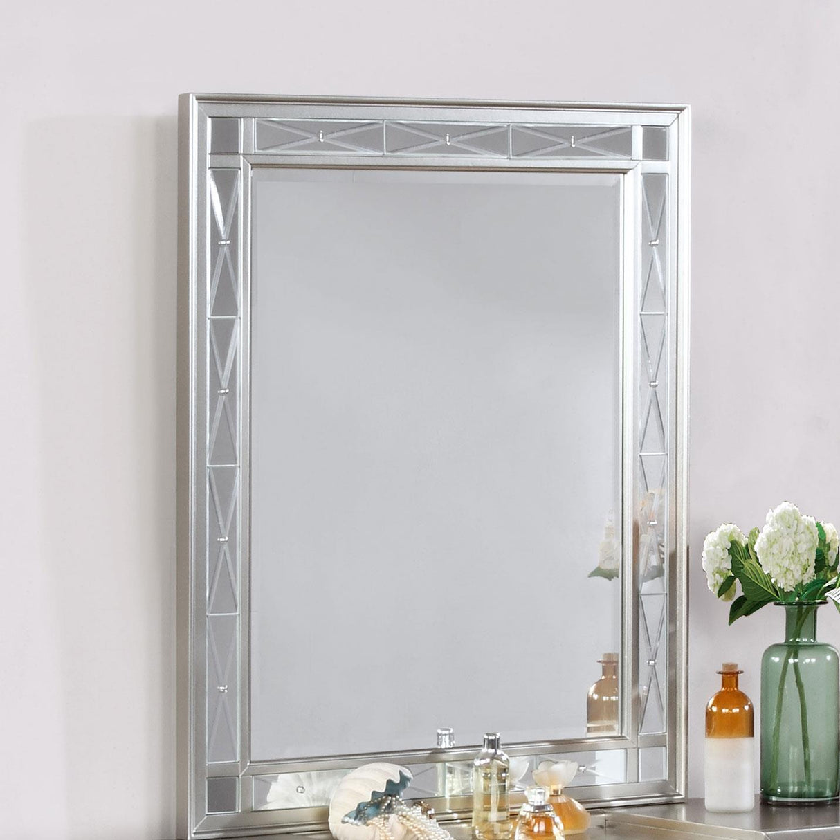 Coaster Leighton Vanity Mirror Metallic Mercury