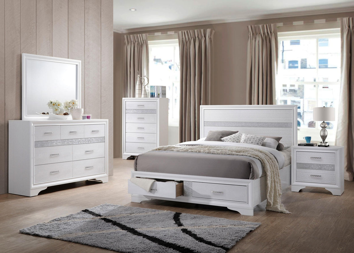 Coaster Miranda 5-piece California King Bedroom Set White