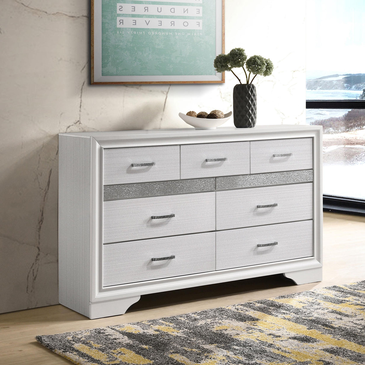 Coaster Miranda 7-drawer Dresser White