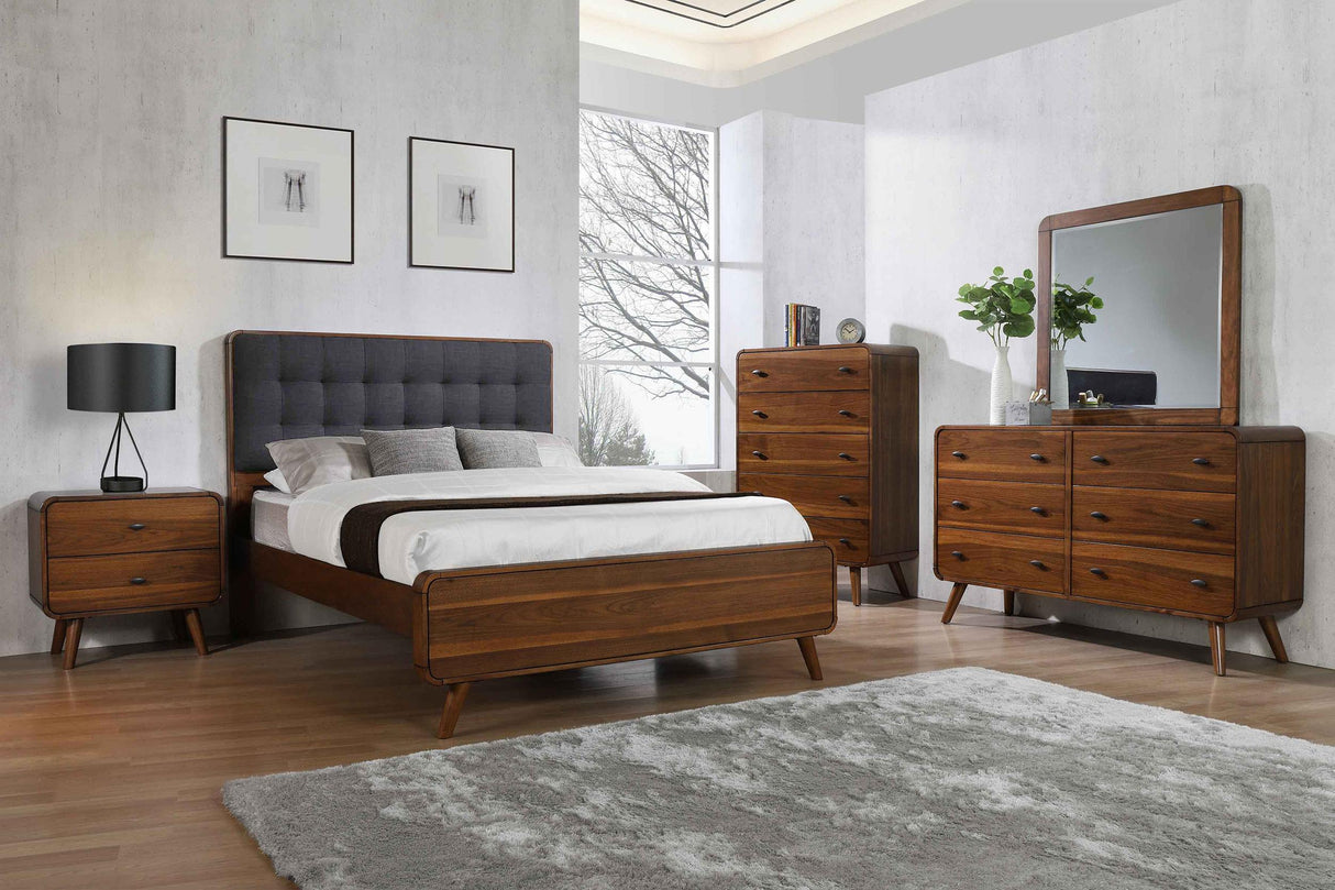 Coaster Robyn 5-piece Eastern King Bedroom Set Dark Walnut