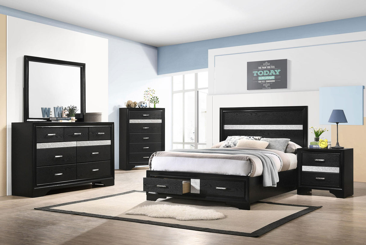 Coaster Miranda 5-piece Full Bedroom Set Black