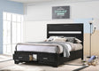 Coaster Miranda 51-inch Wood Full Storage Panel Bed Black
