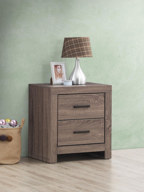 Coaster Brantford 2-drawer Nightstand Barrel Oak