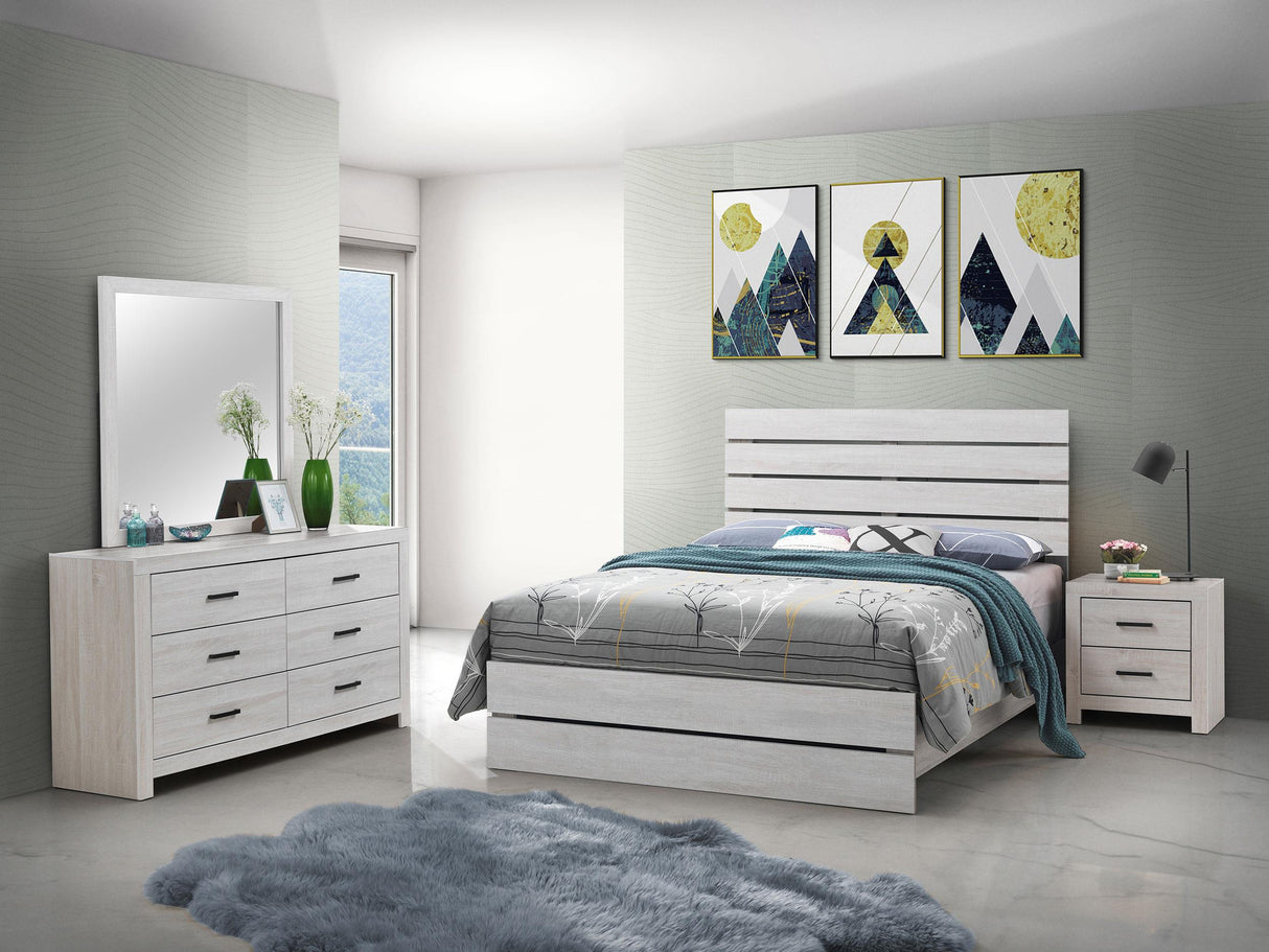 Coaster Brantford 4-piece Queen Bedroom Set Coastal White