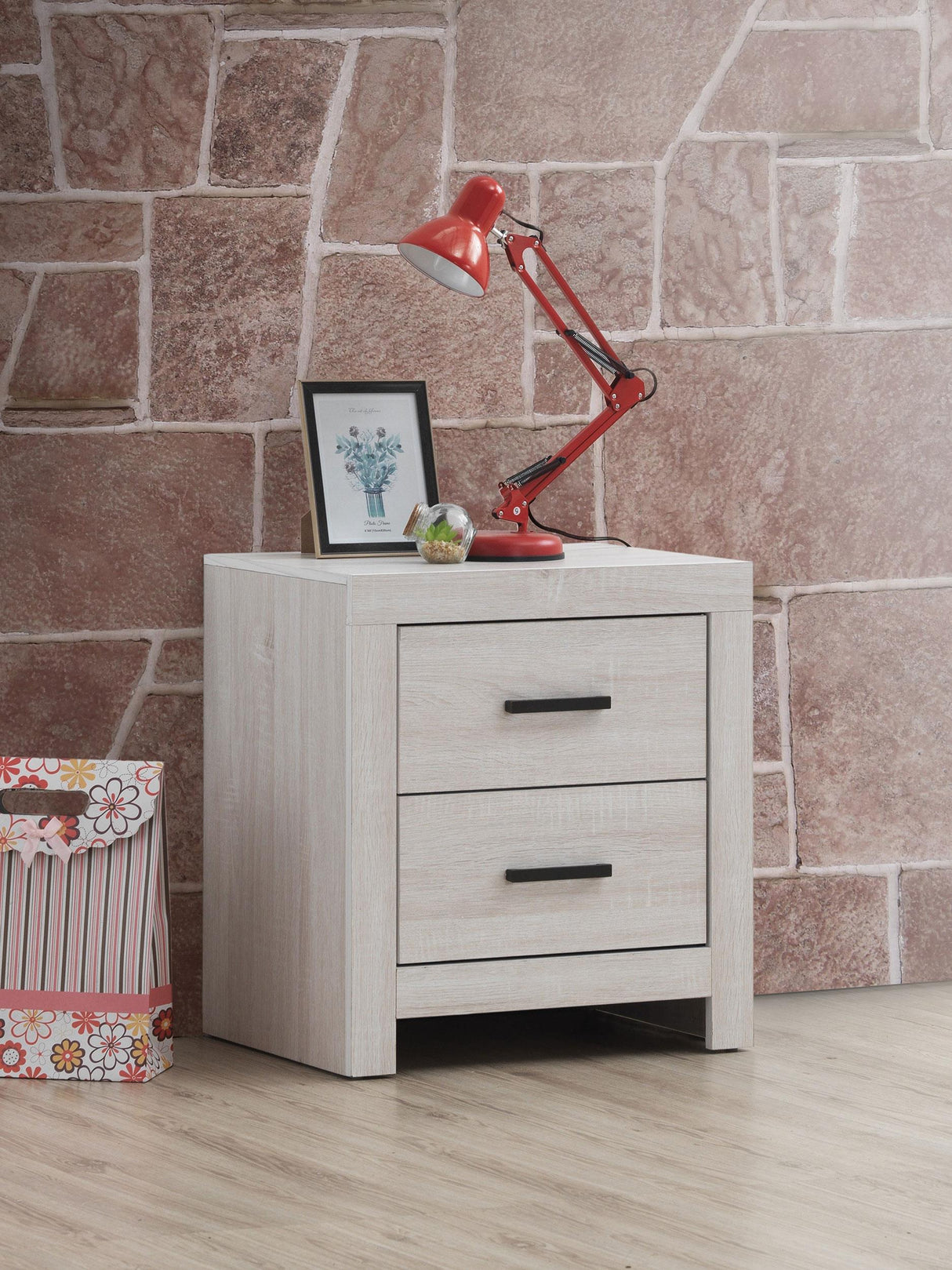 Coaster Brantford 2-drawer Nightstand Coastal White