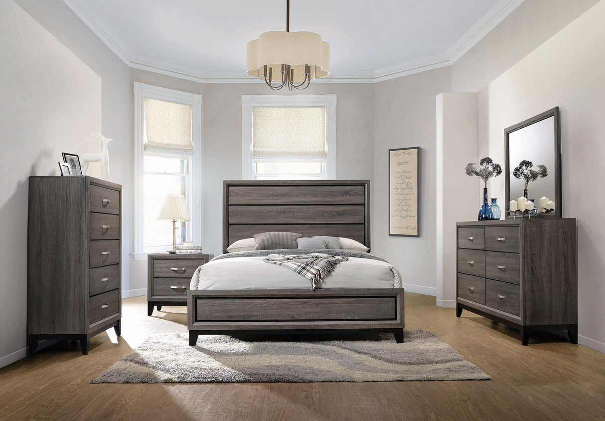 Coaster Watson 5-piece Eastern King Bedroom Set Grey Oak