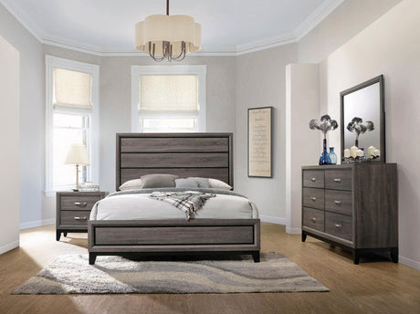 Coaster Watson 4-piece Queen Bedroom Set Grey Oak