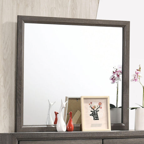 Coaster Watson Dresser Mirror Grey Oak