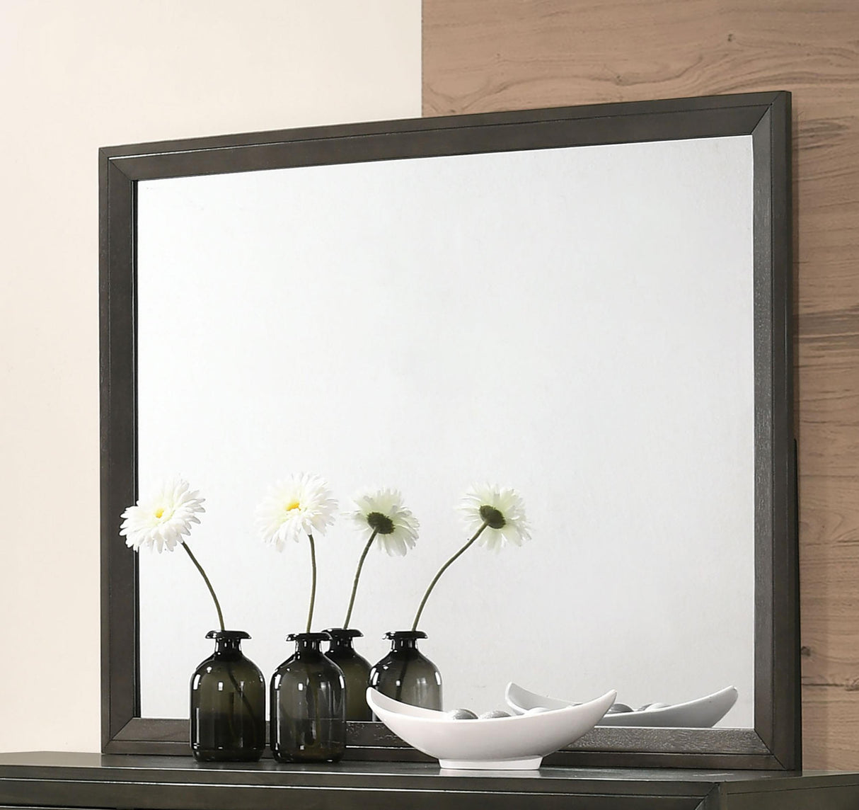 Coaster Serenity Dresser Mirror Mod Grey