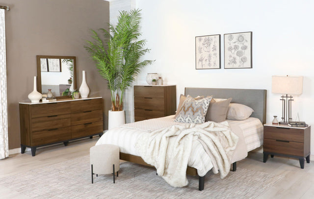 Coaster Mays 5-piece Eastern King Bedroom Set Walnut